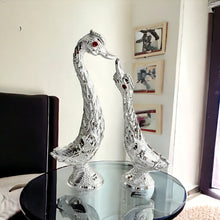 Load image into Gallery viewer, Pair of Swans - Silver 14.5cm