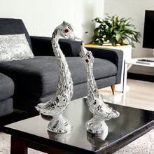 Load image into Gallery viewer, Pair of Swans - Silver 14.5cm