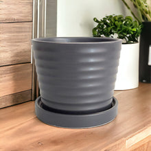 Load image into Gallery viewer, Classic Ceramic Planters - Grey