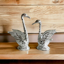 Load image into Gallery viewer, Pair of Swans - Silver 24cm