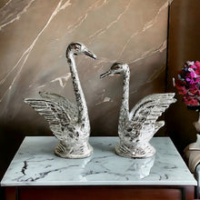 Load image into Gallery viewer, Pair of Swans - Silver 24cm