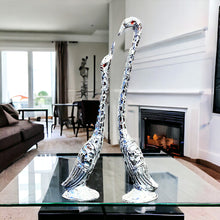 Load image into Gallery viewer, Pair of Swans - Silver 27 cm