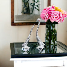 Load image into Gallery viewer, Pair of Swans Silver 16.5cm