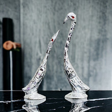 Load image into Gallery viewer, Pair of Swans Silver 16.5cm
