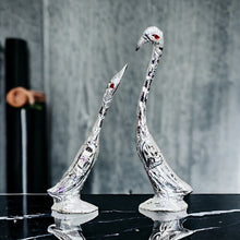 Load image into Gallery viewer, Pair of Swans Silver 16.5cm
