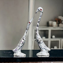 Load image into Gallery viewer, Pair of Swans Silver 16.5cm