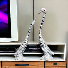 Load image into Gallery viewer, Pair of Swans Silver 16.5cm