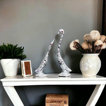 Load image into Gallery viewer, Pair of Swans Silver 16.5cm