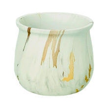 Load image into Gallery viewer, Marble Glazed Planters - Golden