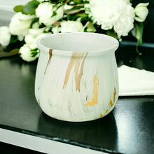 Load image into Gallery viewer, Marble Glazed Planters - Golden