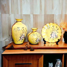 Load image into Gallery viewer, Decorative Ceramic Vases - 3 pcs set
