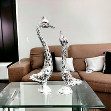 Load image into Gallery viewer, Pair of Swans - Silver 18 cm