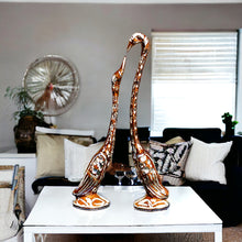 Load image into Gallery viewer, Pair of Swans - Brown 27 cm