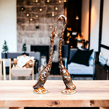 Load image into Gallery viewer, Pair of Swans - Brown 27 cm