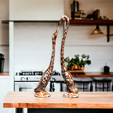 Load image into Gallery viewer, Pair of Swans - Brown 27 cm