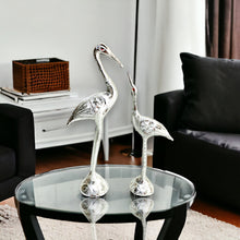 Load image into Gallery viewer, Pair of Swans - Silver 28 cm