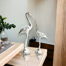 Load image into Gallery viewer, Pair of Swans - Silver 28 cm