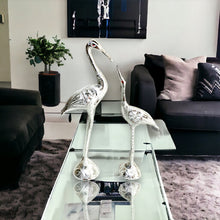 Load image into Gallery viewer, Pair of Swans - Silver 28 cm