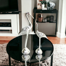 Load image into Gallery viewer, Pair of Swans - Silver 28 cm