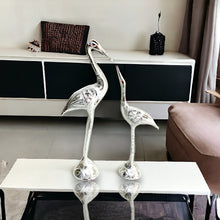 Load image into Gallery viewer, Pair of Swans - Silver 28 cm