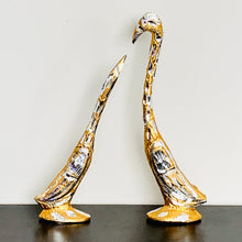 Load image into Gallery viewer, Pair of Swans Gold - 16.5cm