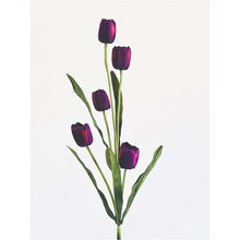 Load image into Gallery viewer, Artificial 5 Head Tulip Flowers
