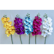 Load image into Gallery viewer, Artificial Orchid Flowers Red