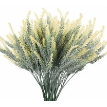 Load image into Gallery viewer, Flocked Lavender Artificial Flowers