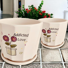Load image into Gallery viewer, Ceramic Planter - Addicted Love

