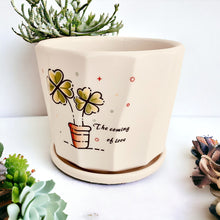 Load image into Gallery viewer, Ceramic Planter - The Coming of Love
