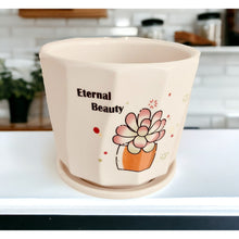 Load image into Gallery viewer, Ceramic Planter - Eternal Beauty
