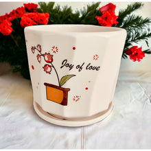 Load image into Gallery viewer, Ceramic Planter - Joy of Love
