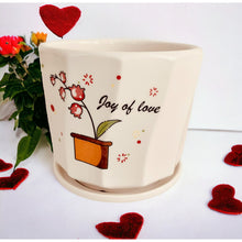 Load image into Gallery viewer, Ceramic Planter - Joy of Love
