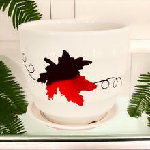 Load image into Gallery viewer, 4&quot; Planter with Saucer - Red
