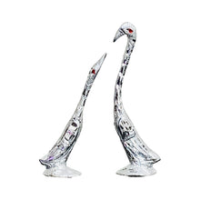 Load image into Gallery viewer, Pair of Swans Silver 16.5cm
