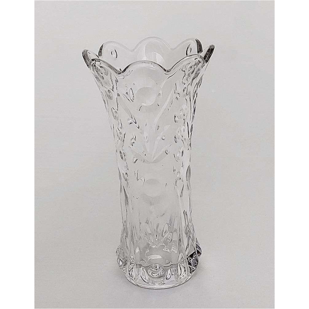 Phoenix Tail Shape Thickened Crystal Glass Vase