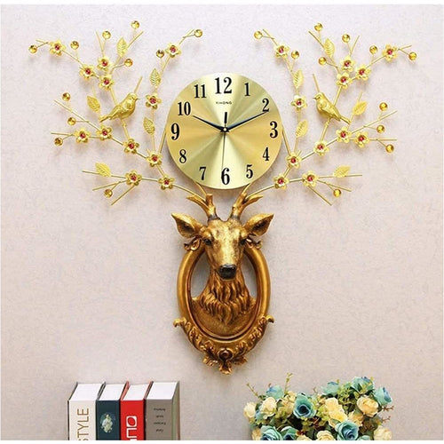 Deer Head wall clock